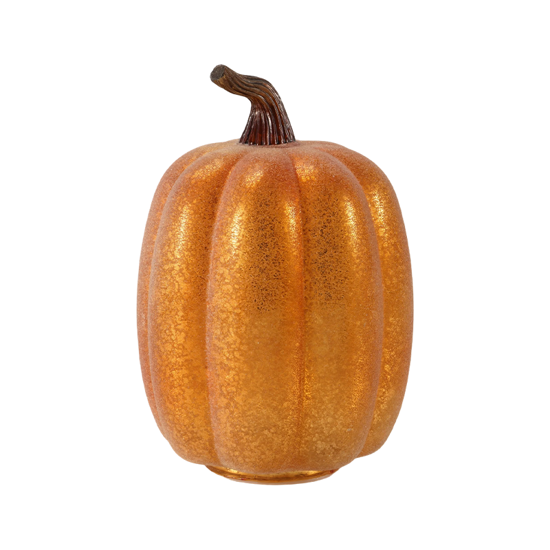 Flocked Pear-shaped Gourd / মেটালিক গ্লিটার পাম্পকিন ডেকোর