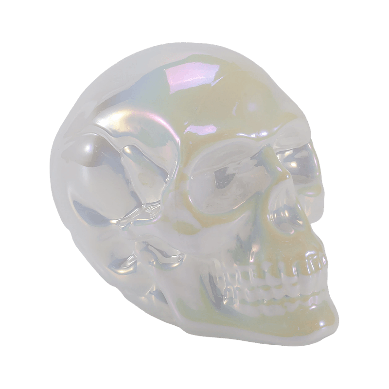 Iridescent Skull Decor/সুগার স্কাল গ্লাস অলঙ্কার সেট
